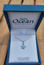 FLAIRCRAFT LIMITED STAR FISH MINI NECKLACE BLUE