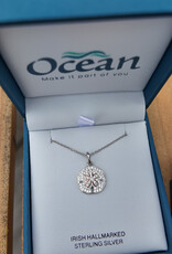 FLAIRCRAFT LIMITED SAND DOLLAR MINI NECKLACE WHITE