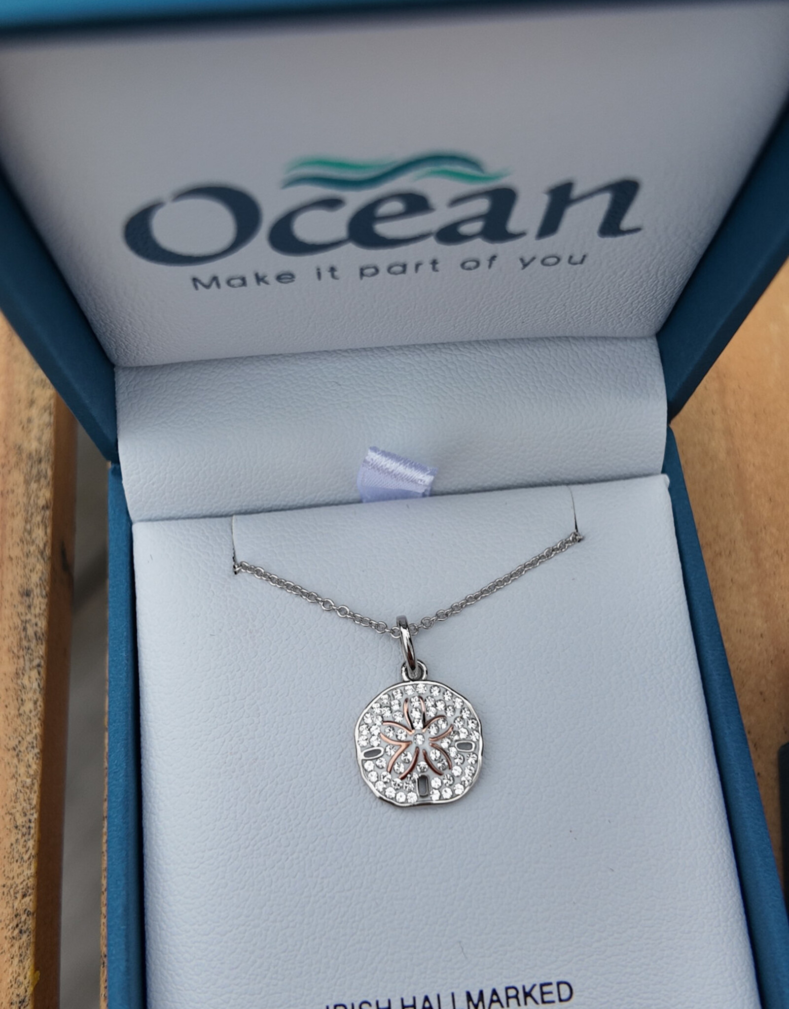 FLAIRCRAFT LIMITED SAND DOLLAR MINI NECKLACE WHITE