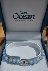 FLAIRCRAFT LIMITED SAND DOLLAR BRACELET AQUA