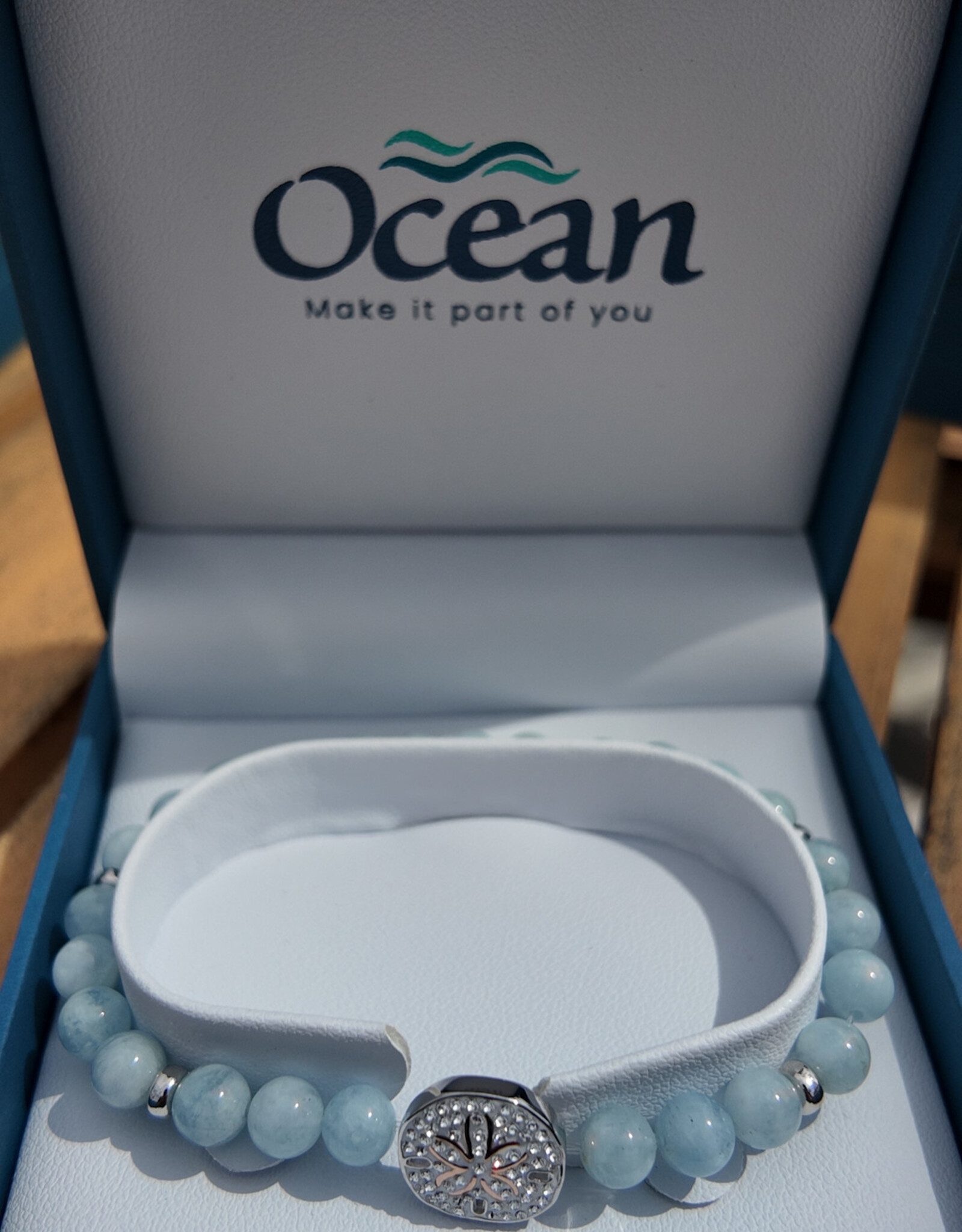 FLAIRCRAFT LIMITED SAND DOLLAR BRACELET AQUA