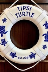 Jim Buoy CUSTOMIZED LIFE RING "TIPSY TURTLE"