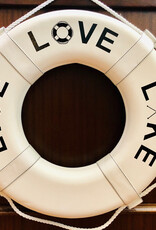 Jim Buoy CUSTOMIZED LIFE RING "LIVE LOVE LAKE"