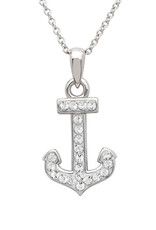 FLAIRCRAFT LIMITED ANCHOR MINI NECKLACE STERLING SILVER