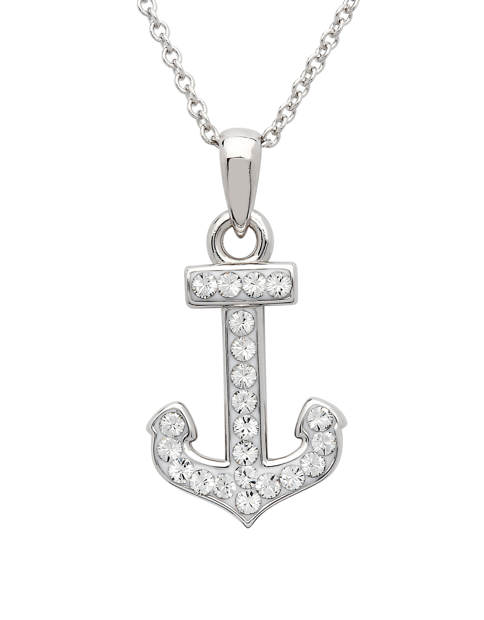 FLAIRCRAFT LIMITED ANCHOR MINI NECKLACE STERLING SILVER
