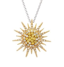 FLAIRCRAFT LIMITED SUN BURST PENDANT STERLING SILVER