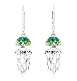 FLAIRCRAFT LIMITED JELLYFISH GREEN PERIDOT EARRINGS