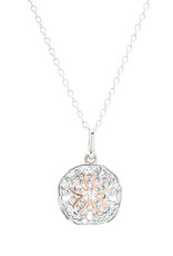 FLAIRCRAFT LIMITED SAND DOLLAR MINI NECKLACE WHITE