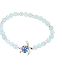 FLAIRCRAFT LIMITED TURTLE BRACELET AQUA