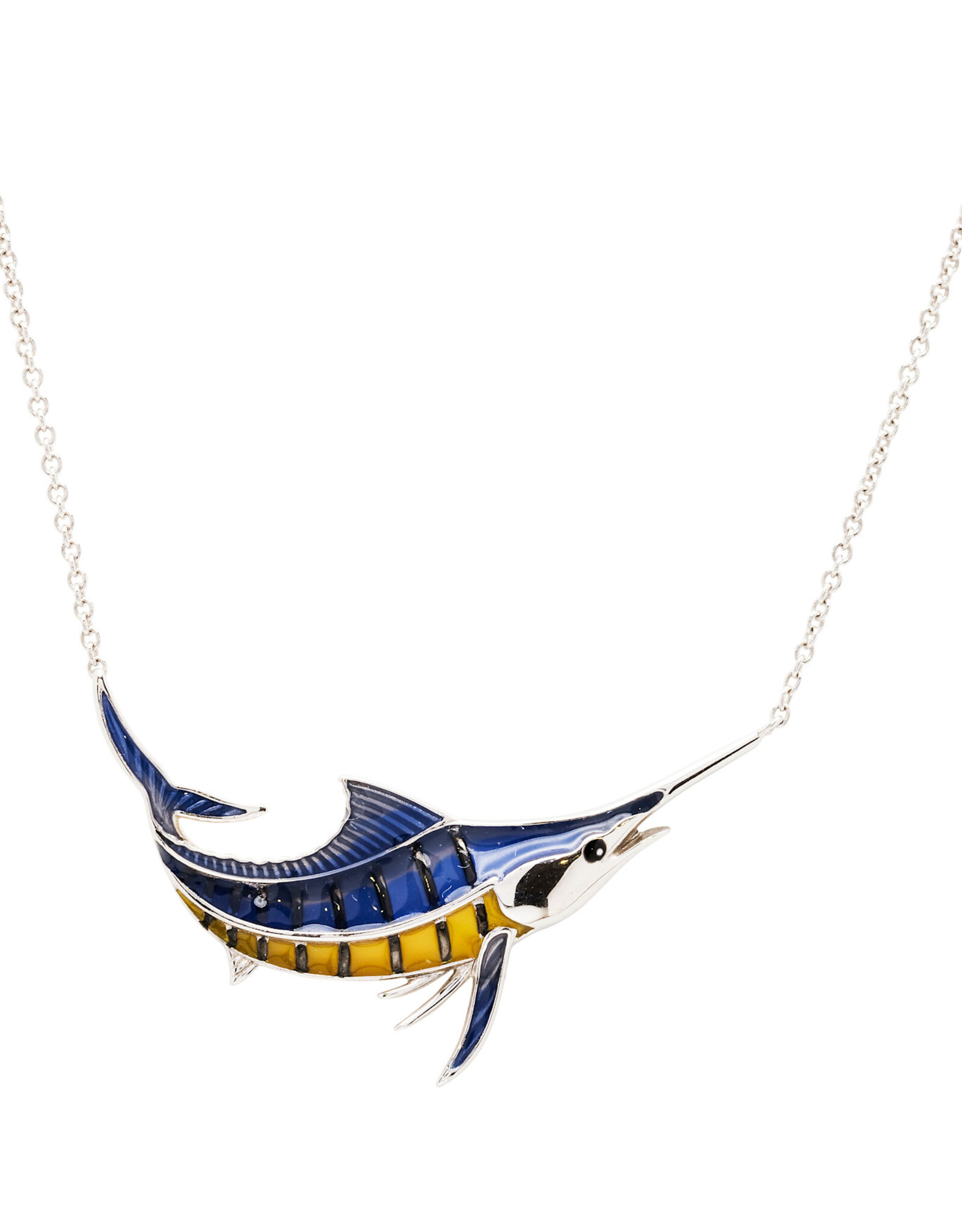 FLAIRCRAFT LIMITED MARLIN NECKLACE BLUE/YELLOW