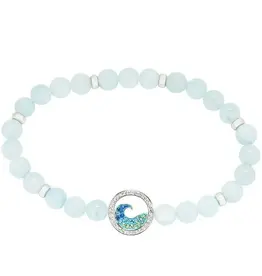 FLAIRCRAFT LIMITED WAVE BRACELET AQUE