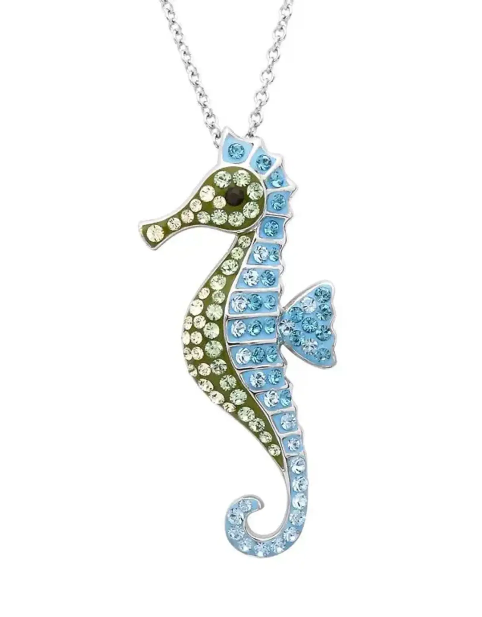 FLAIRCRAFT LIMITED SEA HORSE NECKLACE STERLING SILVER