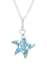 FLAIRCRAFT LIMITED STAR FISH MINI NECKLACE BLUE