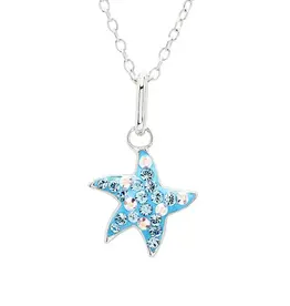 FLAIRCRAFT LIMITED STAR FISH MINI NECKLACE BLUE