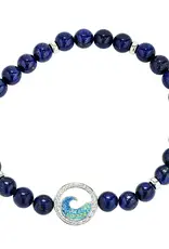 FLAIRCRAFT LIMITED WAVE STRETCH BRACELET LAPIS