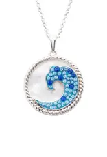 FLAIRCRAFT LIMITED WAVE PENDANT STERLING SILVER