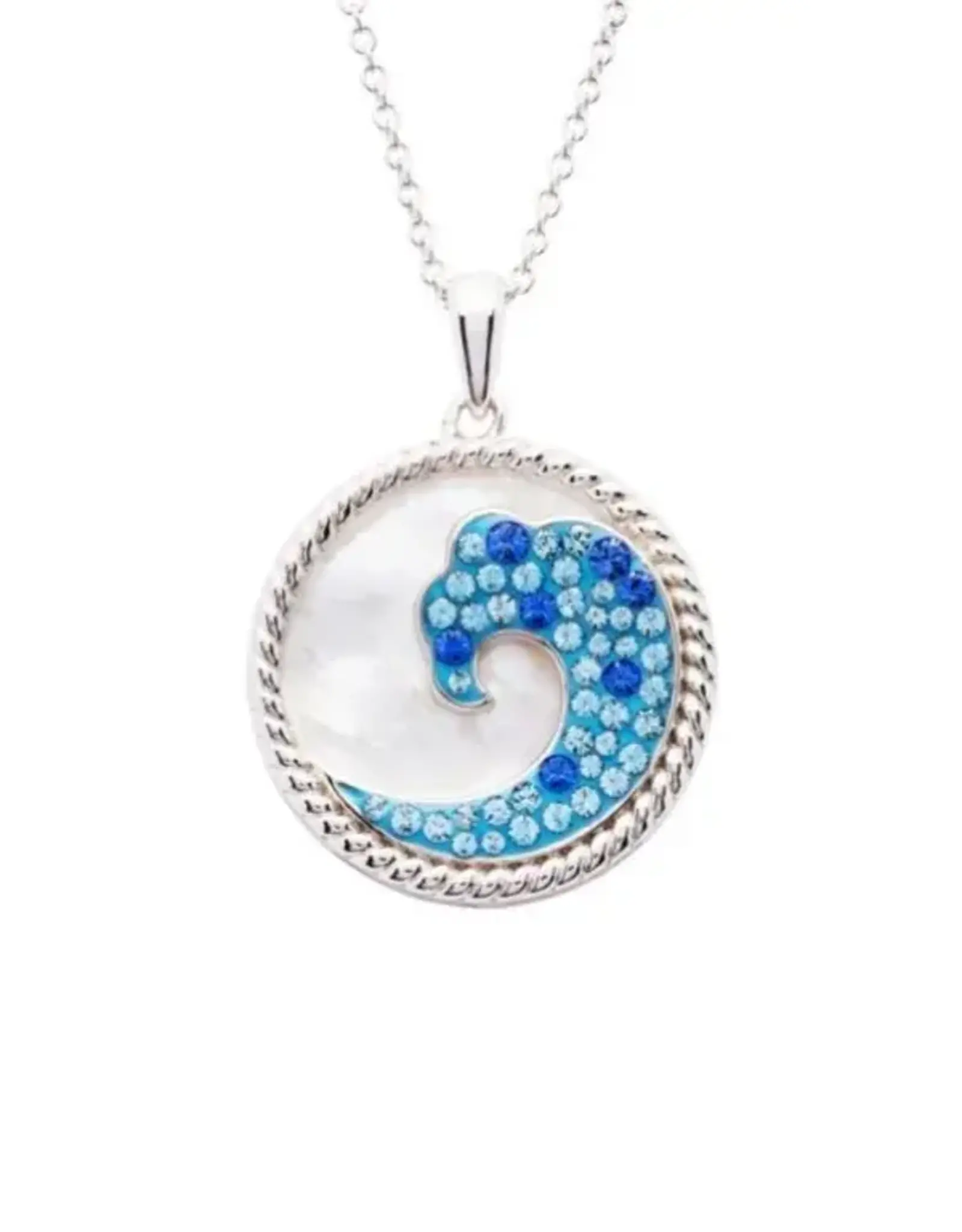 FLAIRCRAFT LIMITED WAVE PENDANT STERLING SILVER
