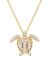 FLAIRCRAFT LIMITED TURTLE NECKLACE 14KT GOLD