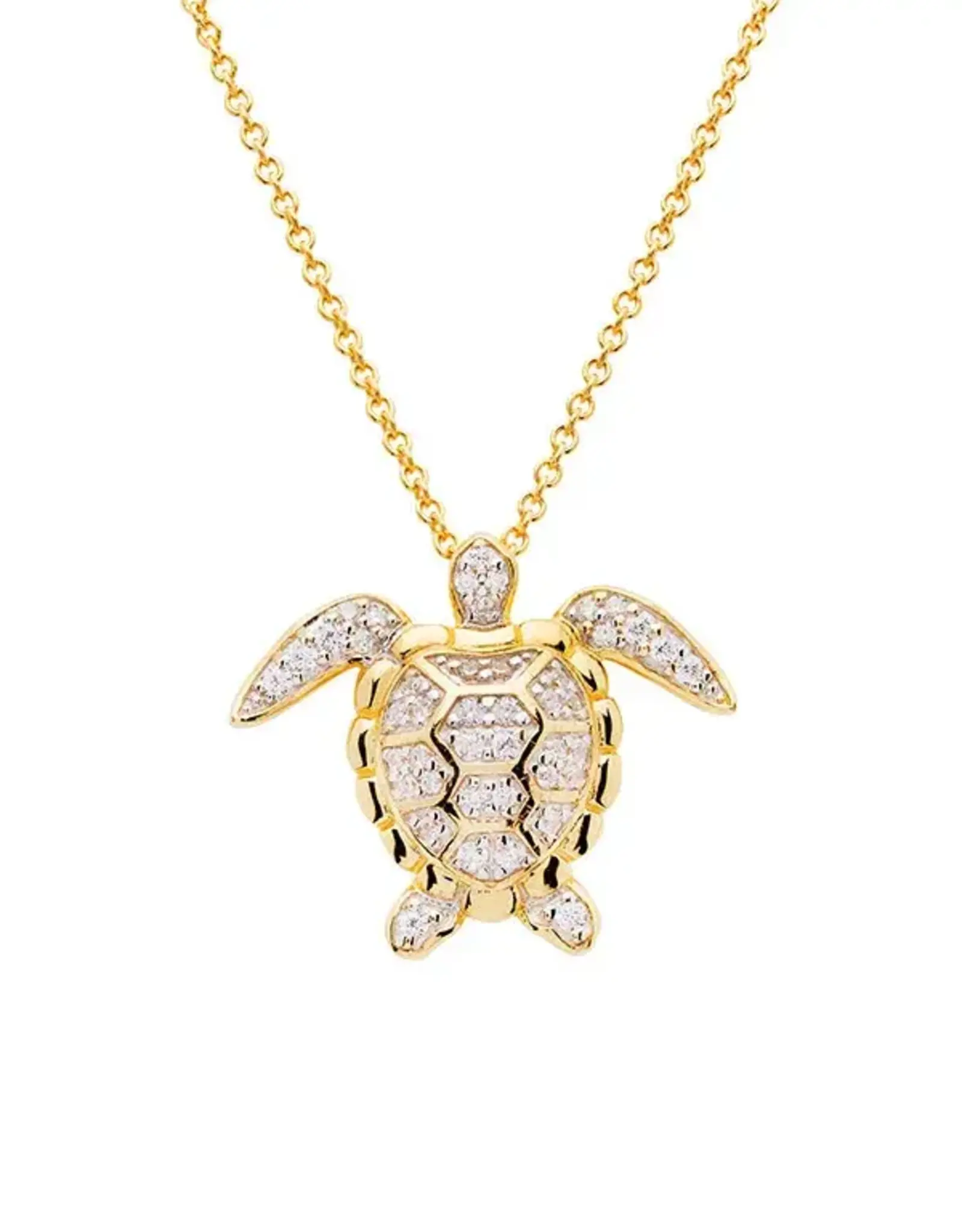 FLAIRCRAFT LIMITED TURTLE NECKLACE 14KT GOLD
