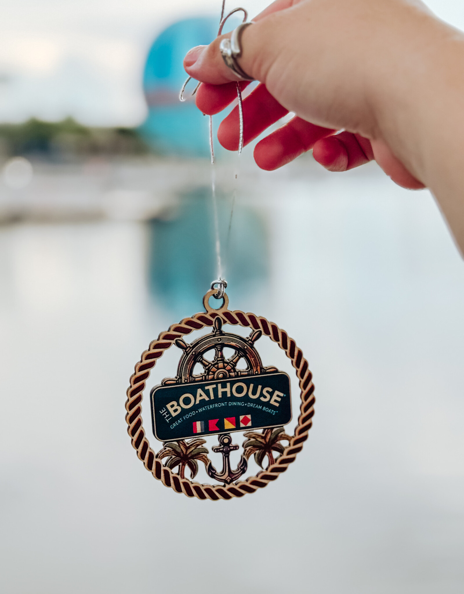 BUCKET WONDERS BOATHOUSE WOOD ORNAMENT