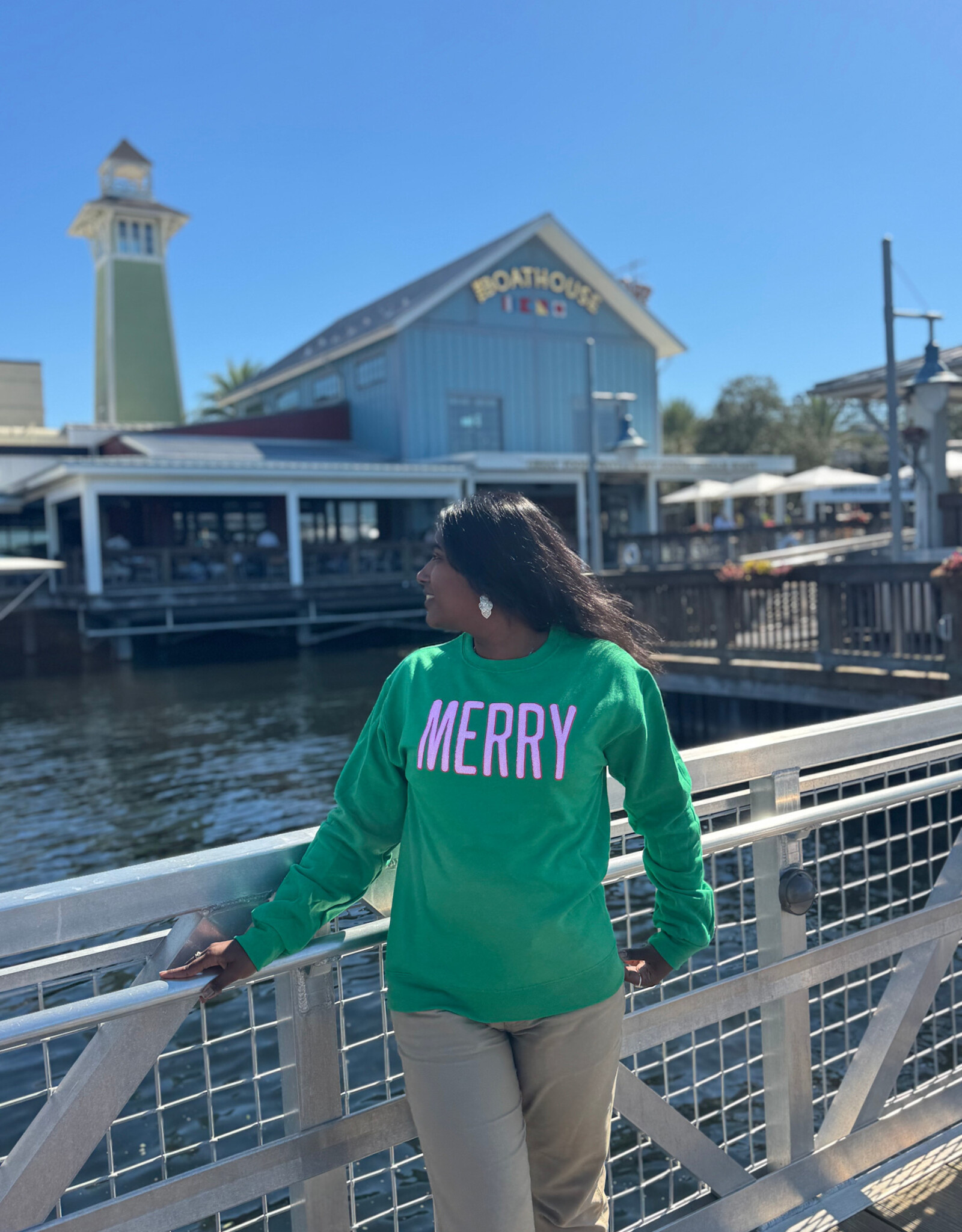 BLING-A-GOGO SEQUIN FLEECE MERRY