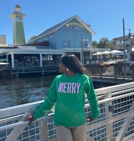 BLING-A-GOGO SEQUIN FLEECE MERRY