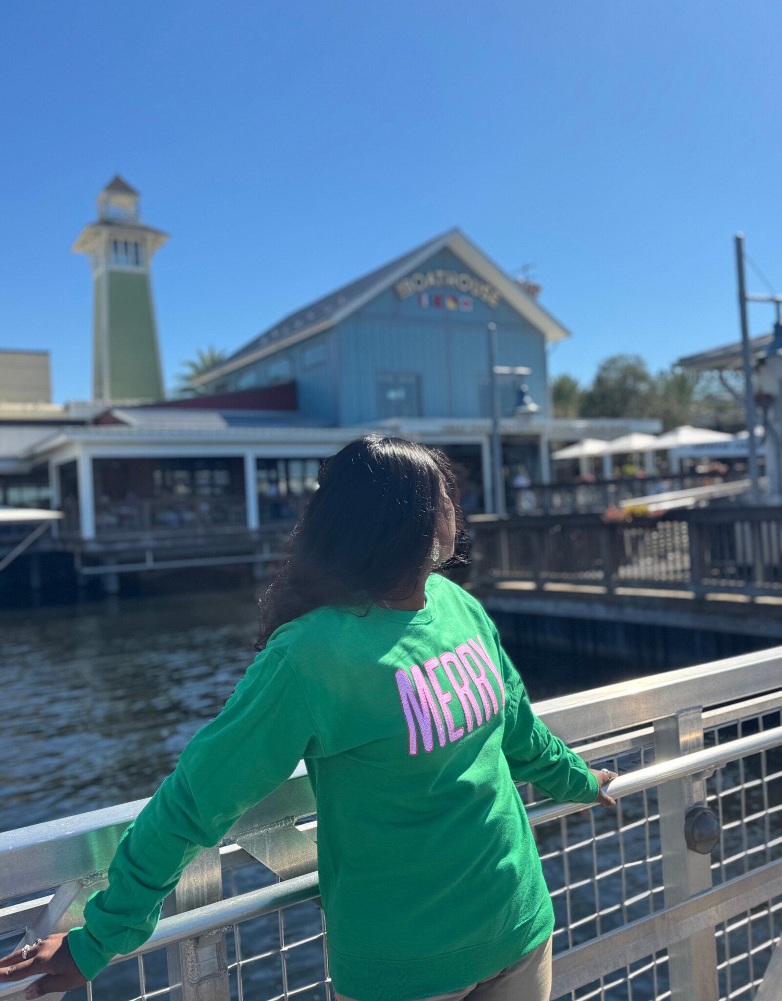 BLING-A-GOGO SEQUIN FLEECE MERRY