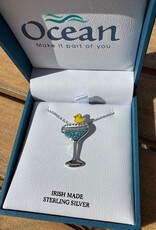 FLAIRCRAFT LIMITED DUCK DUCK RAZZ NECKLACE - STERLING SILVER