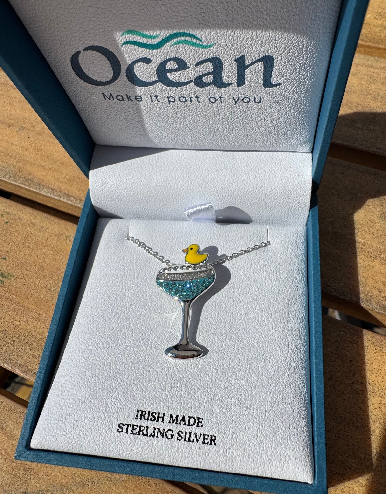 FLAIRCRAFT LIMITED DUCK DUCK RAZZ NECKLACE - STERLING SILVER
