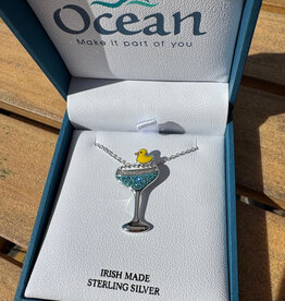 FLAIRCRAFT LIMITED DUCK DUCK RAZZ NECKLACE - STERLING SILVER