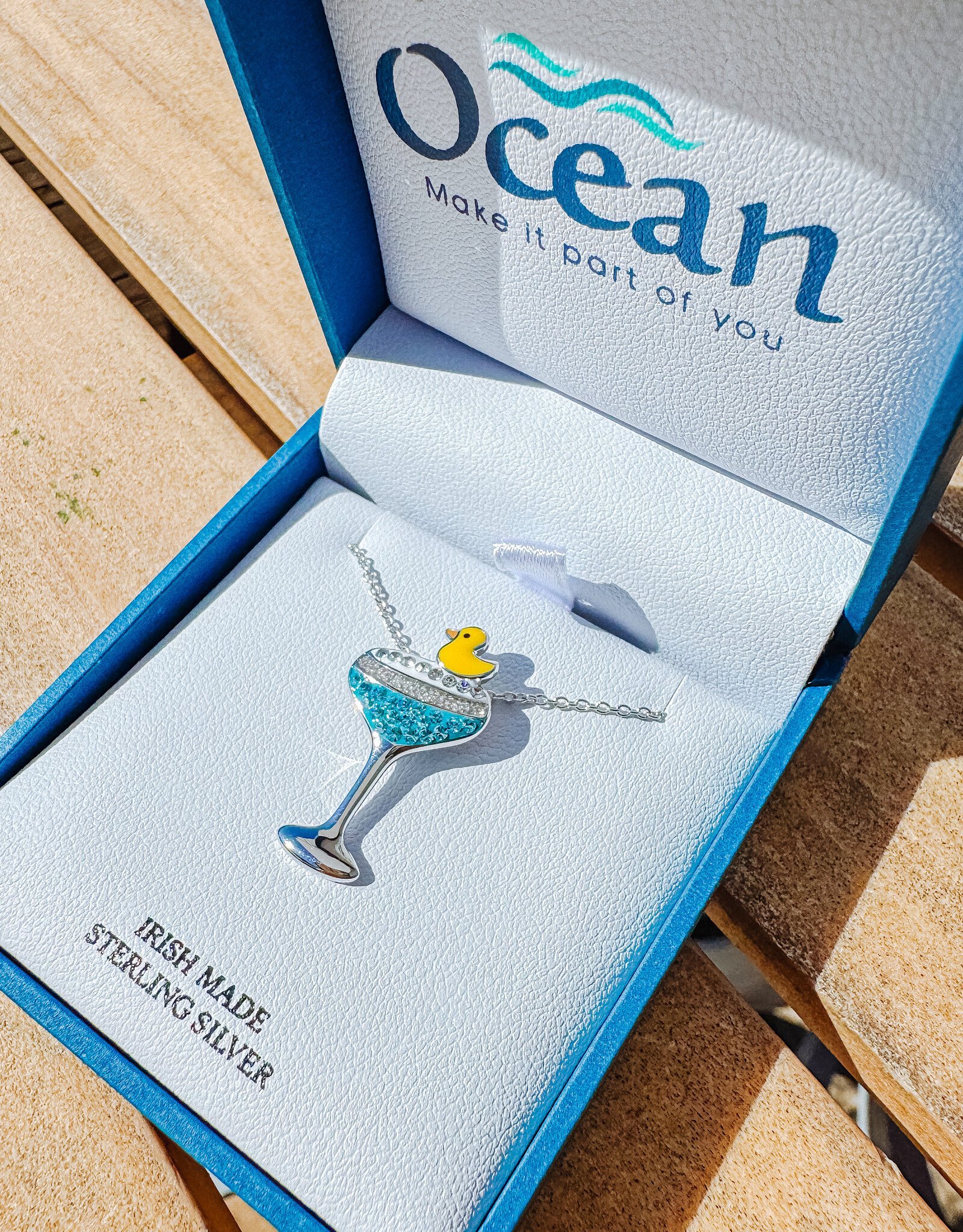 FLAIRCRAFT LIMITED DUCK DUCK RAZZ NECKLACE - STERLING SILVER