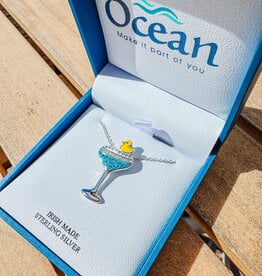 FLAIRCRAFT LIMITED DUCK DUCK RAZZ NECKLACE - STERLING SILVER