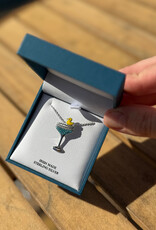 FLAIRCRAFT LIMITED DUCK DUCK RAZZ NECKLACE - STERLING SILVER