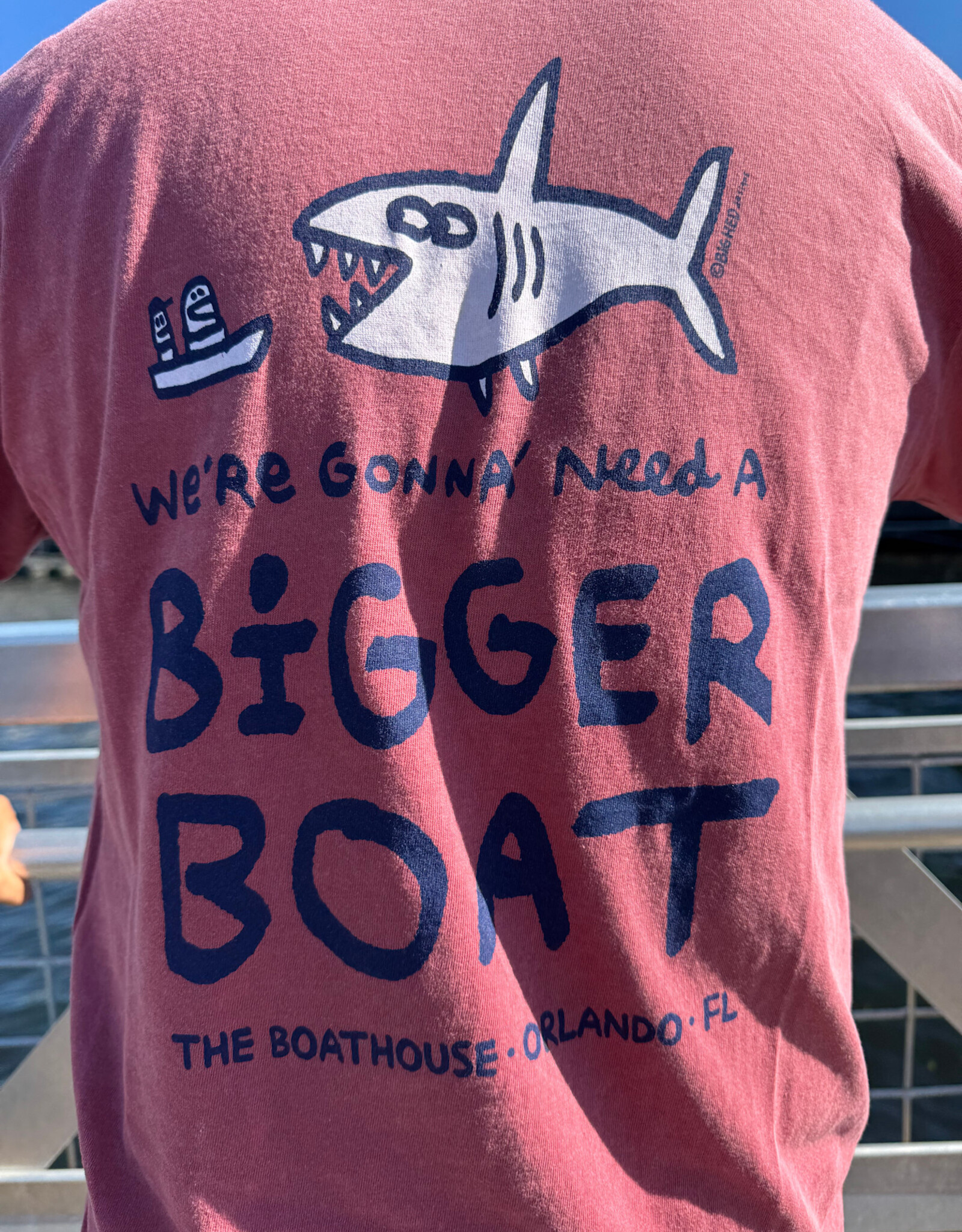BIG HED BIGGER BOAT TEE