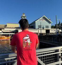 BIG HED CAPTAIN DOG TEE
