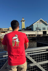 BIG HED CAPTAIN DOG TEE