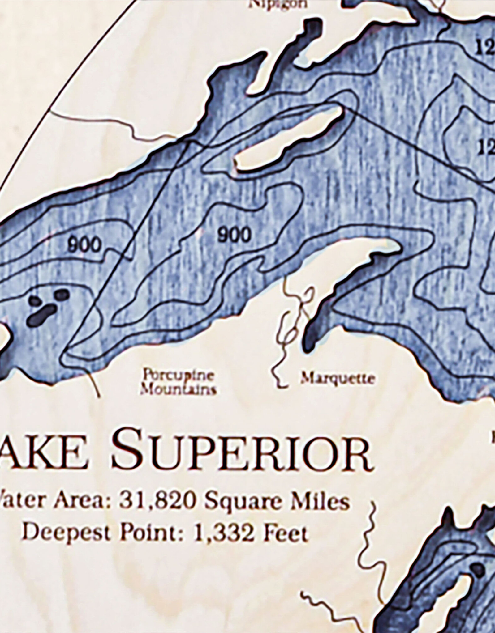 SEA & SOUL GREAT LAKES DEEP BLUE 12" CLOCK