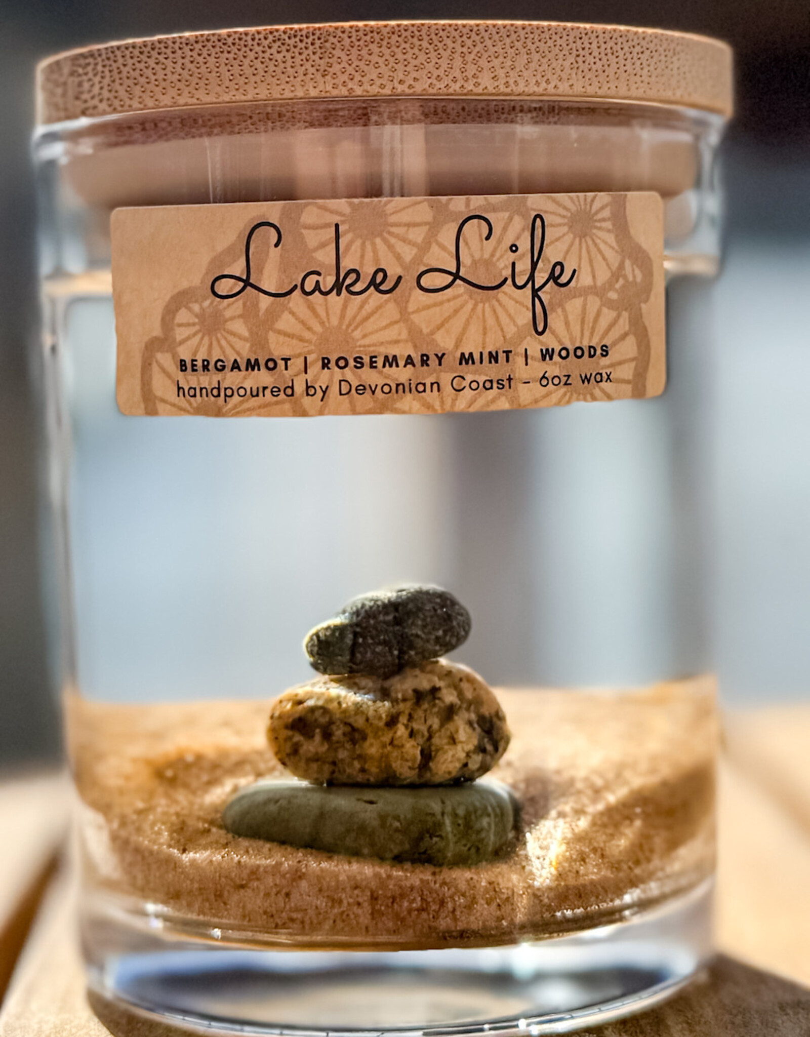 DEVONIAN COAST LAKE LIFE SINGLE WICK GEL CANDLE 6oz