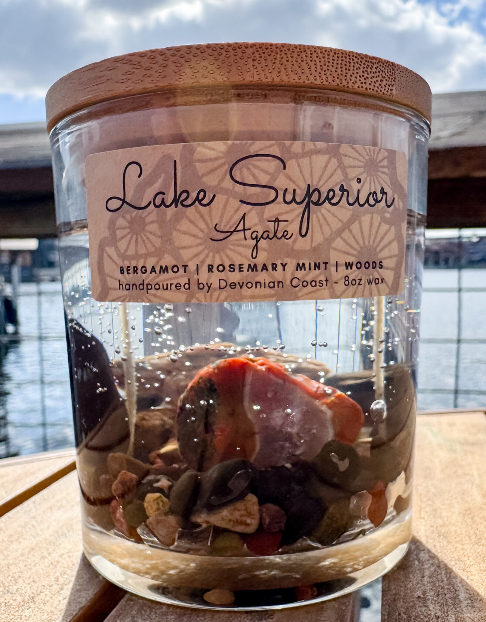 DEVONIAN COAST LAKE SUPERIOR DOUBLE WICK GEL CANDLE 8oz