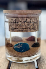 DEVONIAN COAST LAKE MICHIGAN DOUBLE WICK GEL CANDLE 8OZ