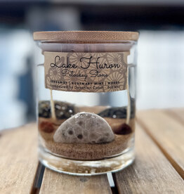 DEVONIAN COAST LAKE HURON DOUBLE WICK GEL CANDLE 8OZ