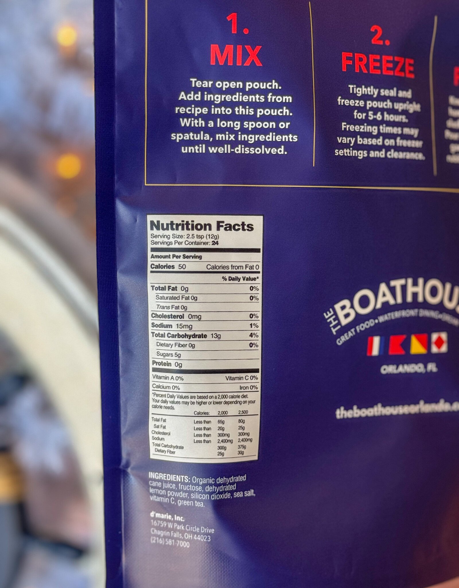 D'MARIE DUCK RAZZ COCKTAIL SLUSH MIX