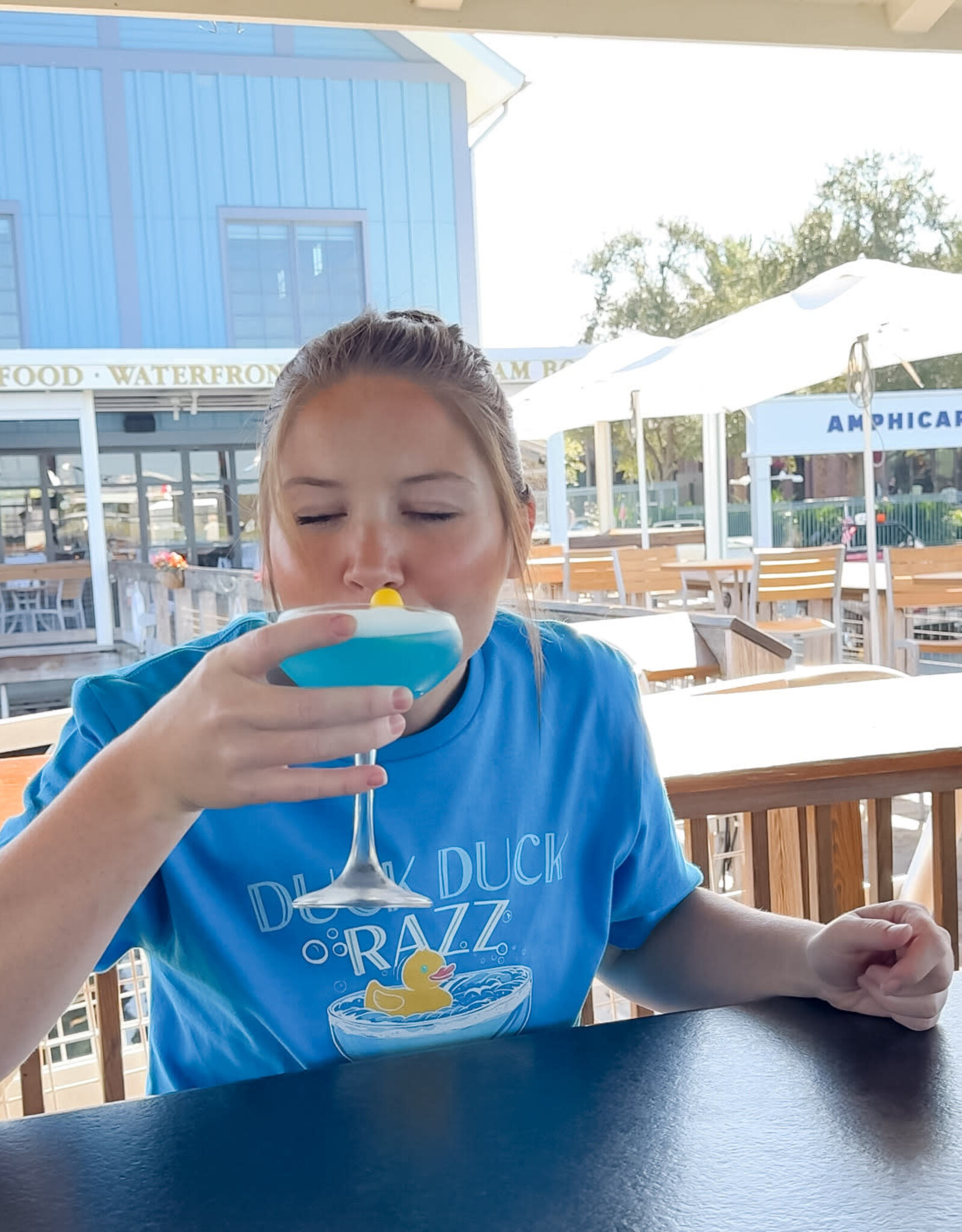 The Idea Girl DUCK DUCK RAZZ TEE