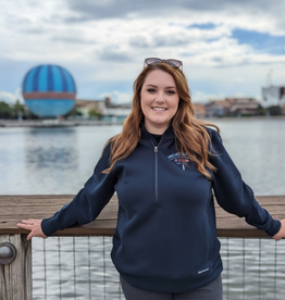 The Idea Girl BOATHOUSE 1/2 ZIP HOODIE