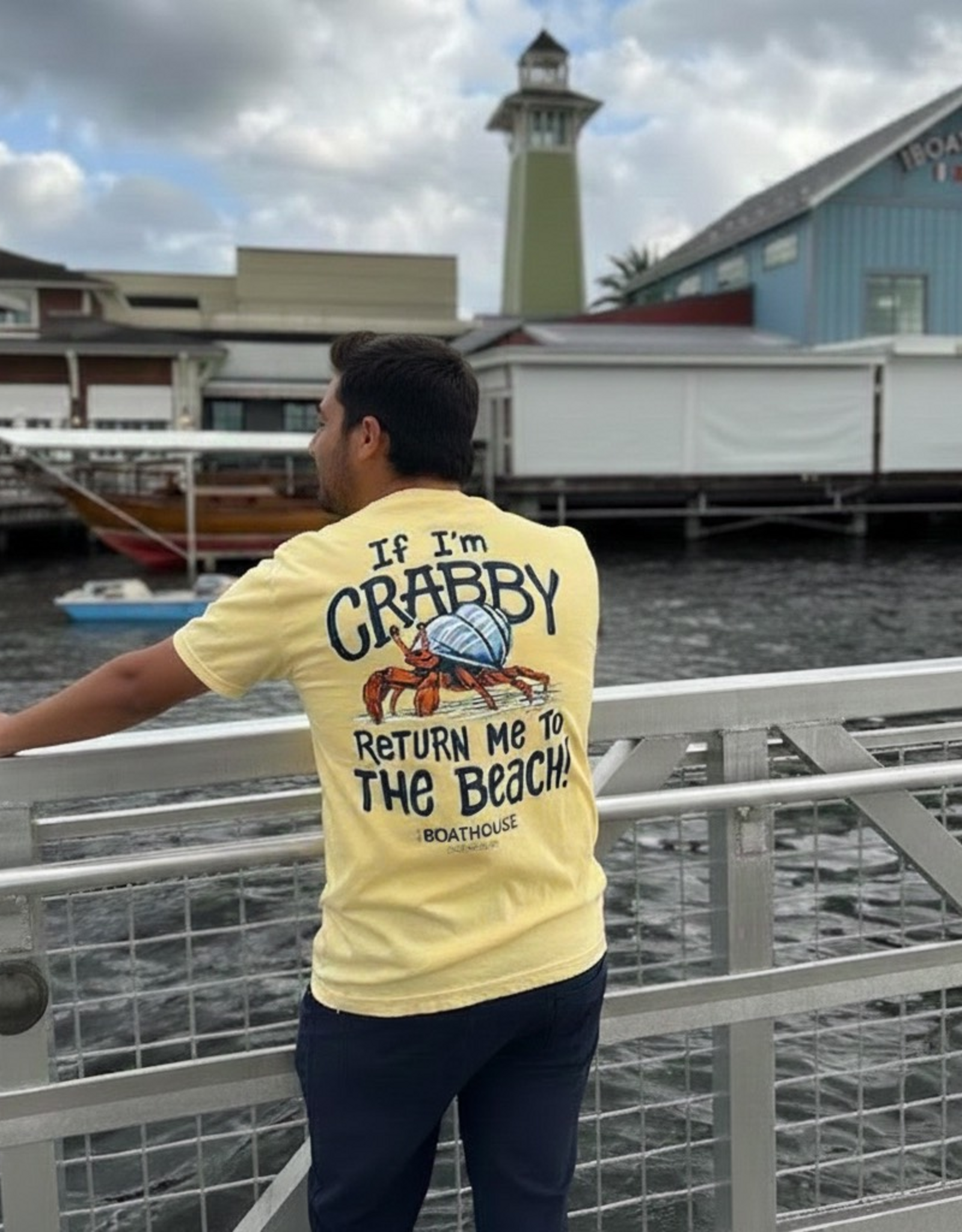 API Source CRABBY RETURN TO THE BEACH TEE