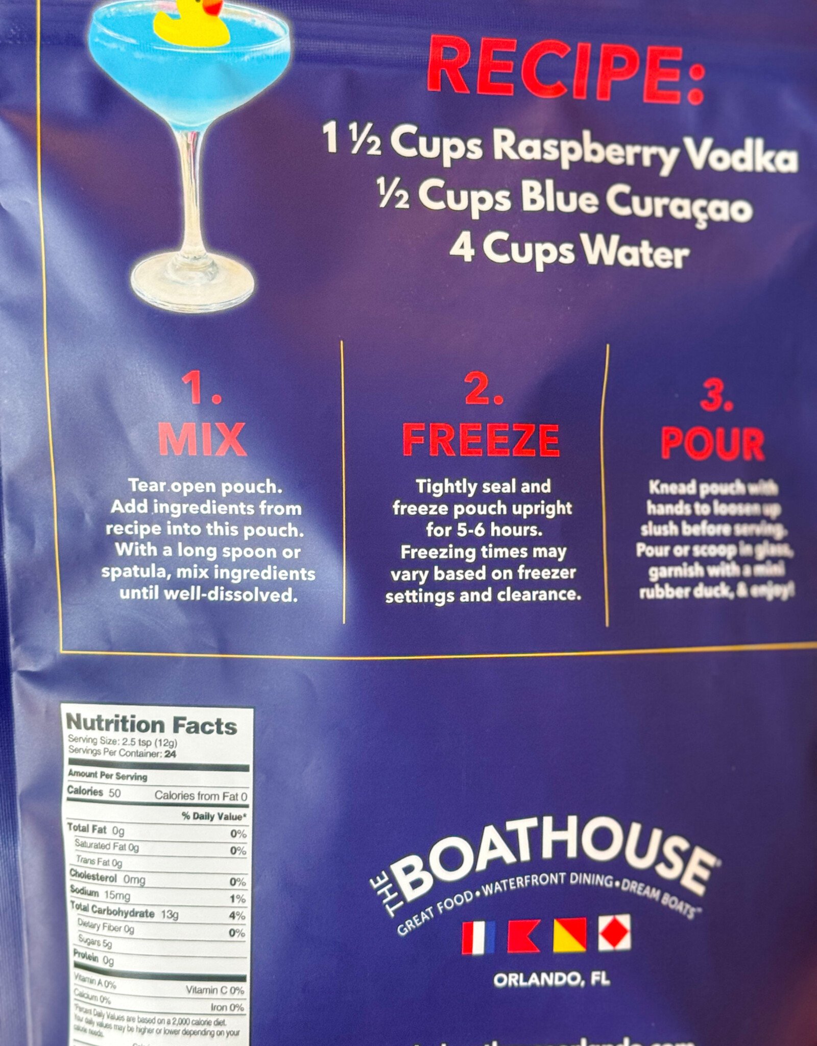 D'MARIE DUCK RAZZ COCKTAIL SLUSH MIX