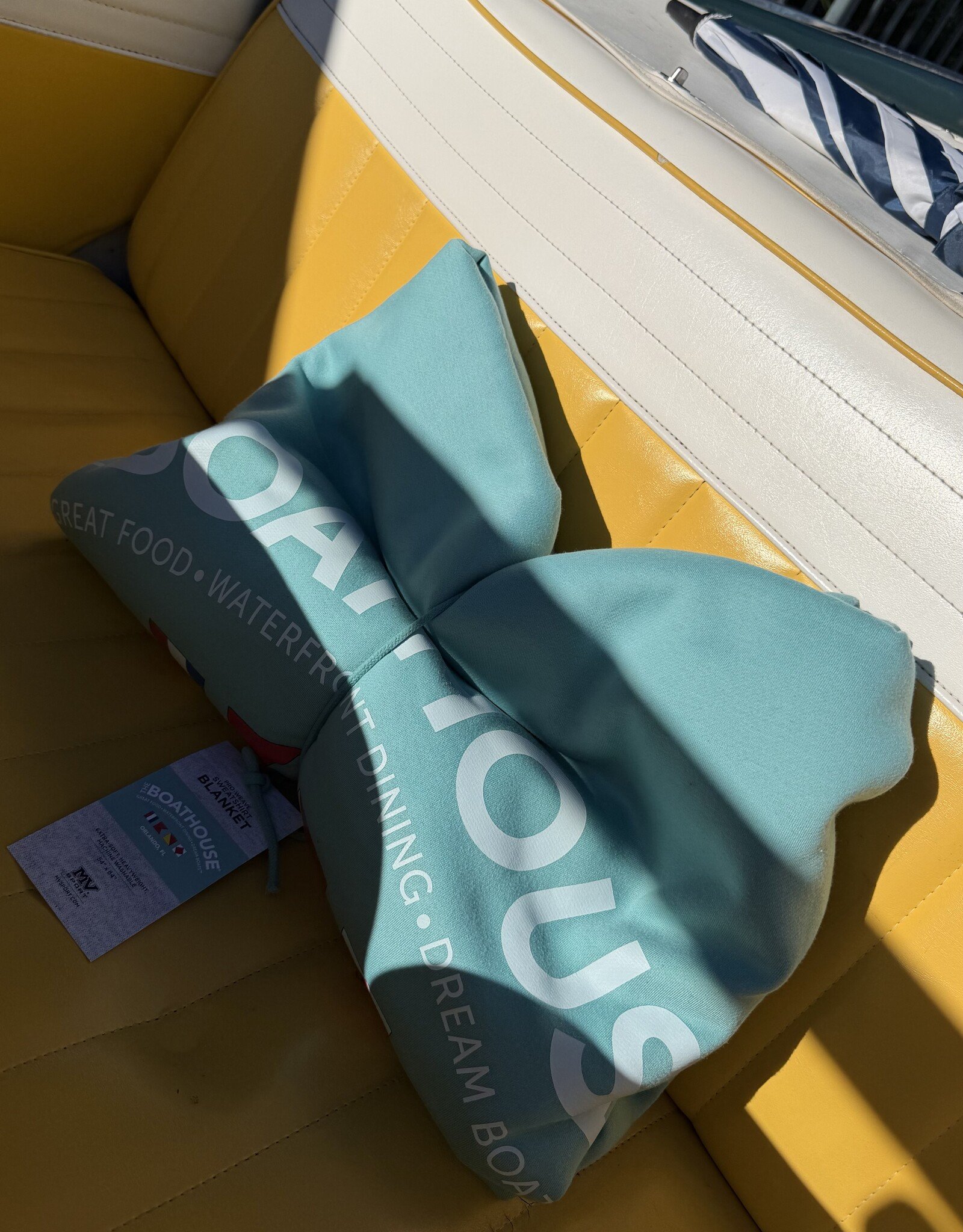 The Idea Girl BOATHOUSE FLEECE BLANKET