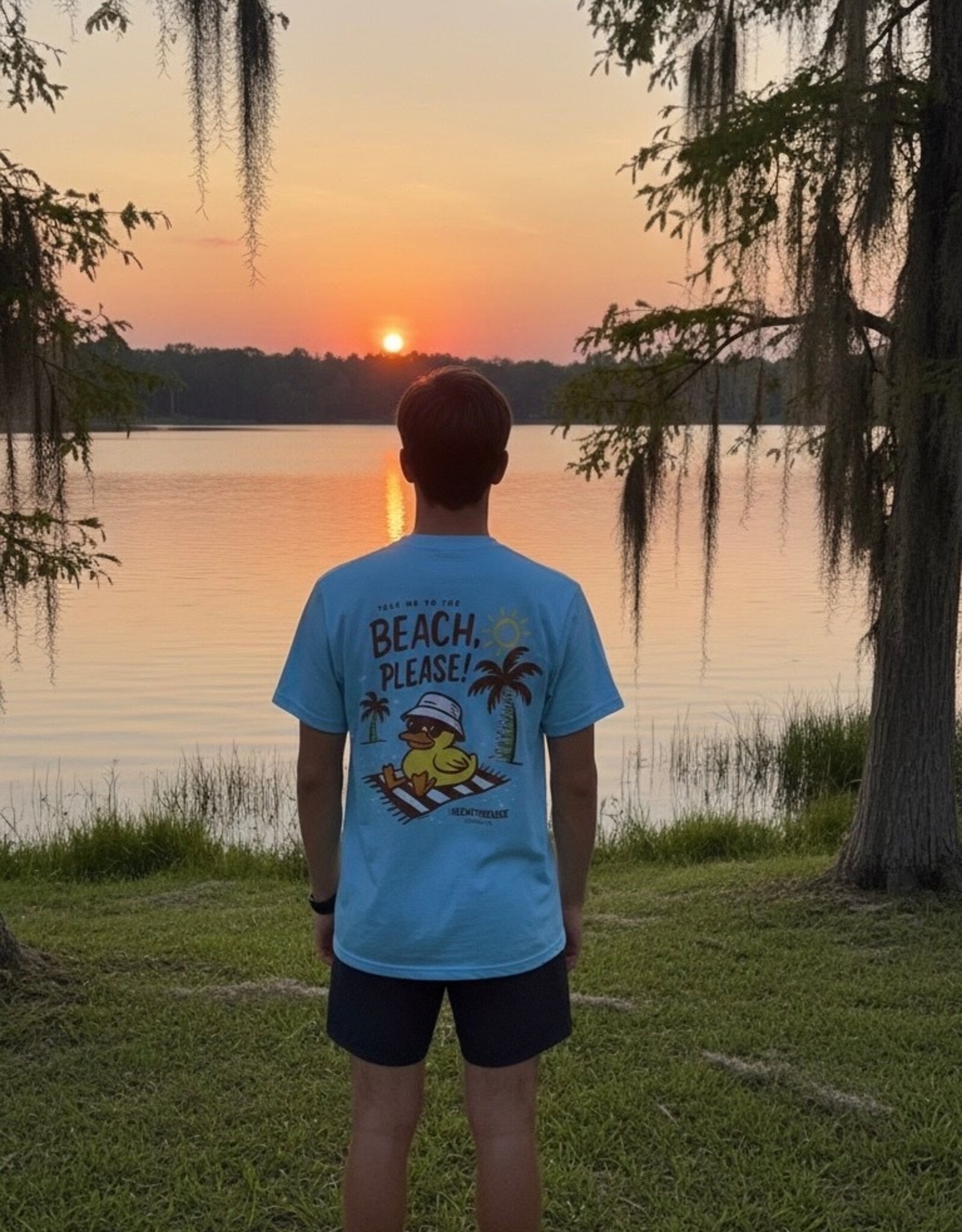 API Source BEACH PLEASE DUCK TEE