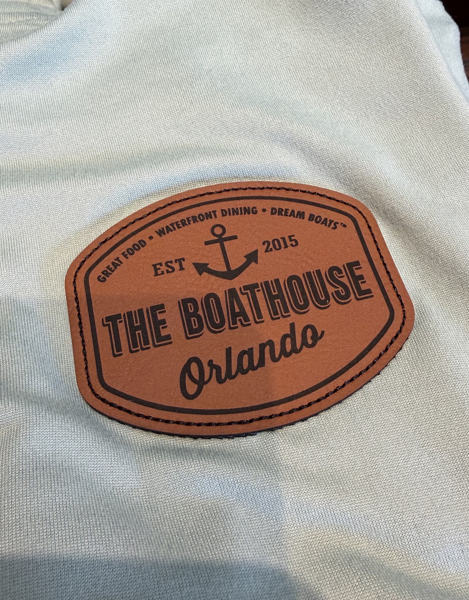 Signature Concepts - Apparel LEATHER PATCH HOOD LONG SLEEVE