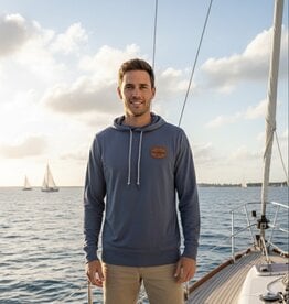 Signature Concepts - Apparel LEATHER PATCH HOOD LONG SLEEVE